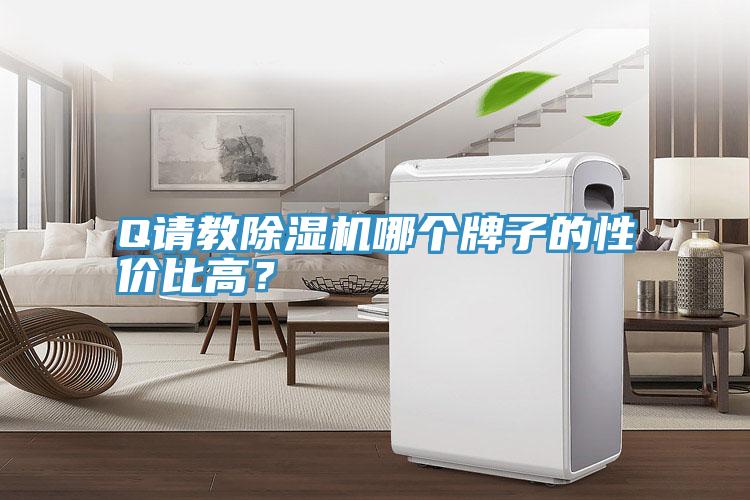 Q請教除濕機哪個牌子的性價比高？