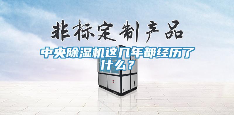 中央除濕機這幾年都經(jīng)歷了什么？