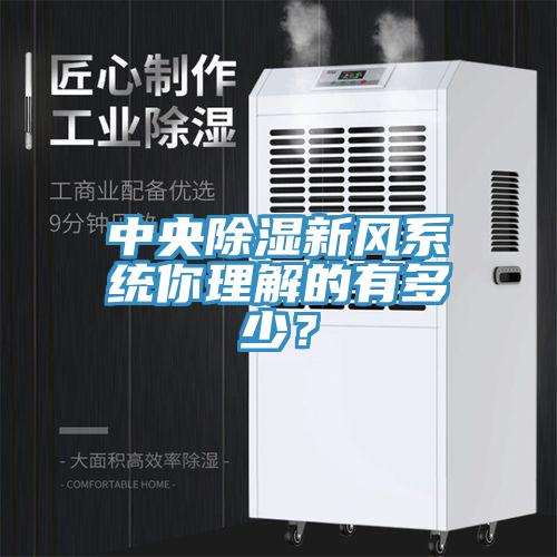 中央除濕新風系統(tǒng)你理解的有多少？