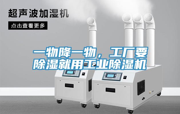 一物降一物，工廠要除濕就用工業(yè)除濕機(jī)