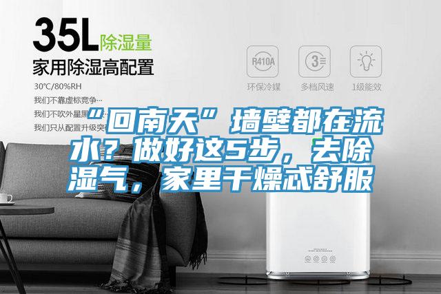 “回南天”墻壁都在流水？做好這5步，去除濕氣，家里干燥忒舒服