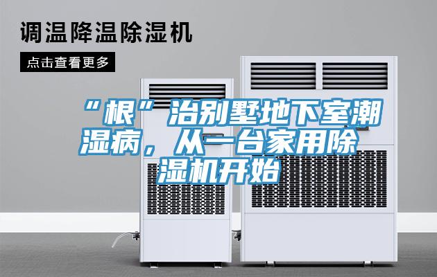 “根”治別墅地下室潮濕病，從一臺家用除濕機開始