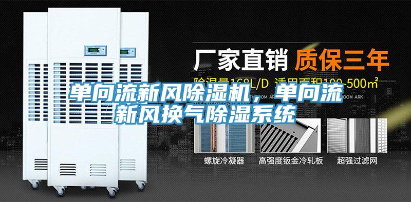 單向流新風除濕機，單向流新風換氣除濕系統(tǒng)