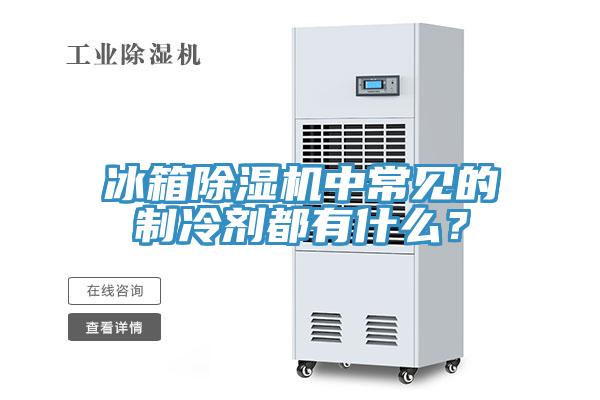冰箱除濕機(jī)中常見的制冷劑都有什么？
