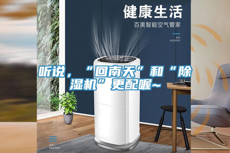 聽說，“回南天”和“除濕機(jī)”更配喔~