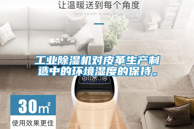 工業(yè)除濕機(jī)對皮革生產(chǎn)制造中的環(huán)境濕度的保持。