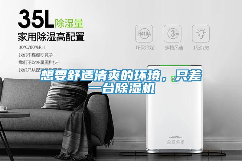 想要舒適清爽的環(huán)境，只差一臺除濕機(jī)