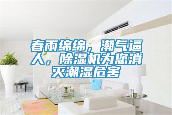 春雨綿綿，潮氣逼人，除濕機為您消滅潮濕危害