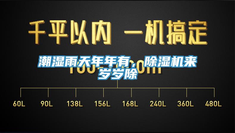 潮濕雨天年年有，除濕機來歲歲除