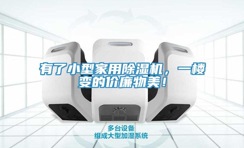 有了小型家用除濕機，一樓變的價廉物美！