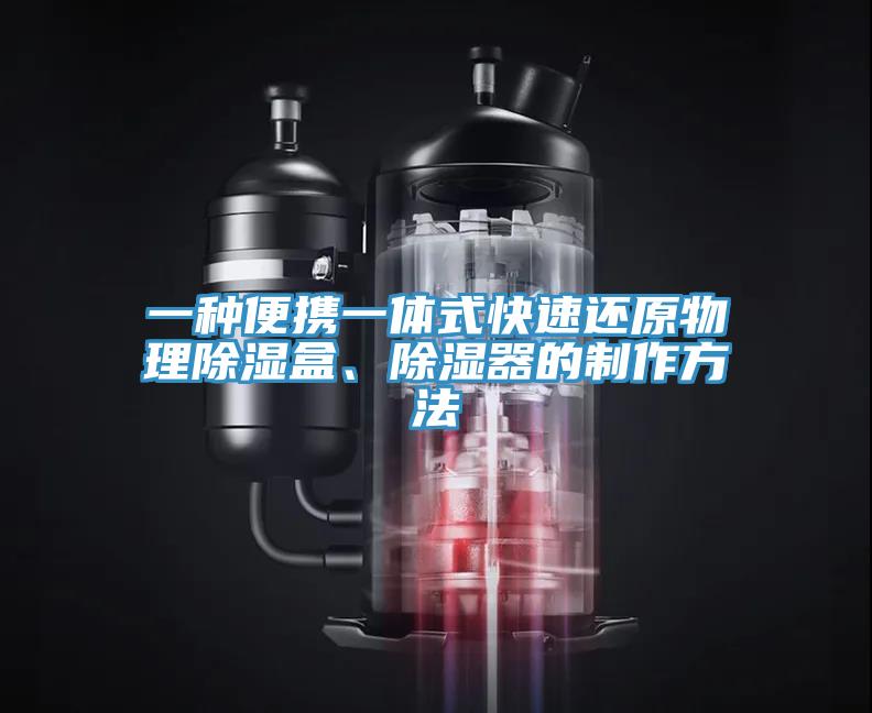 一種便攜一體式快速還原物理除濕盒、除濕器的制作方法