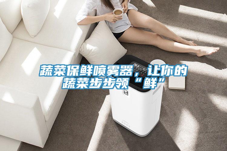 蔬菜保鮮噴霧器，讓你的蔬菜步步領“鮮”
