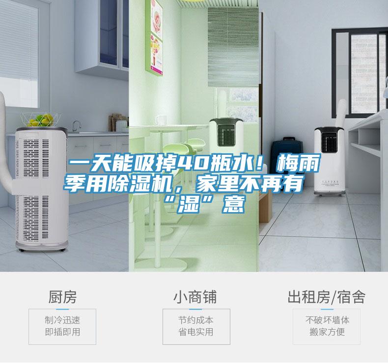 一天能吸掉40瓶水！梅雨季用除濕機(jī)，家里不再有“濕”意