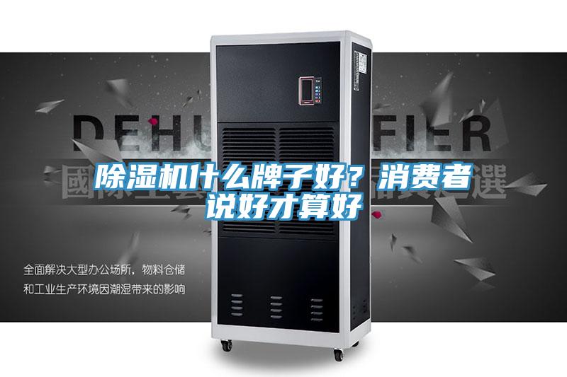 除濕機(jī)什么牌子好？消費(fèi)者說好才算好