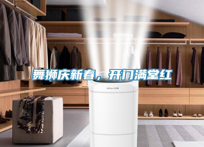 舞獅慶新春，開門滿堂紅