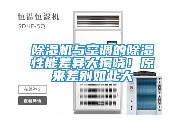 除濕機與空調的除濕性能差異大揭曉！原來差別如此大