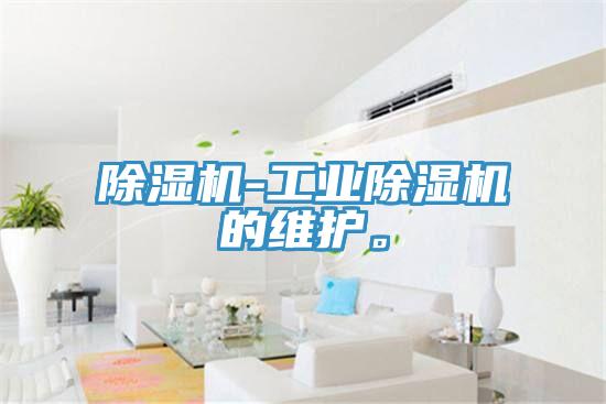 除濕機(jī)-工業(yè)除濕機(jī)的維護(hù)。