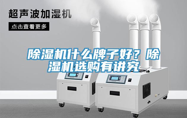 除濕機(jī)什么牌子好？除濕機(jī)選購有講究