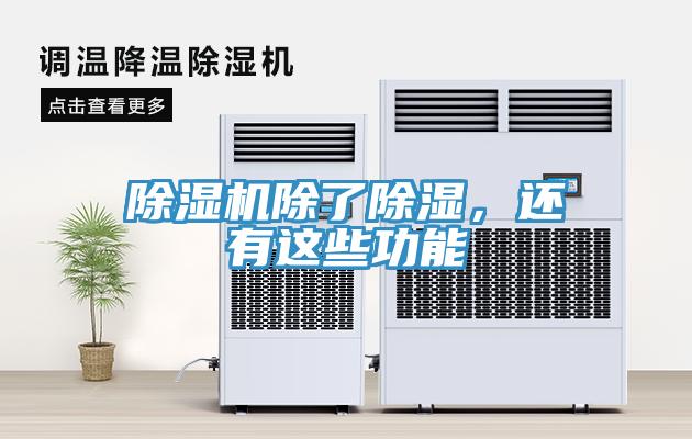除濕機(jī)除了除濕，還有這些功能