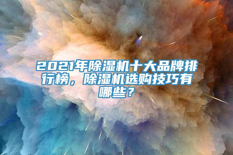 2021年除濕機(jī)十大品牌排行榜，除濕機(jī)選購(gòu)技巧有哪些？