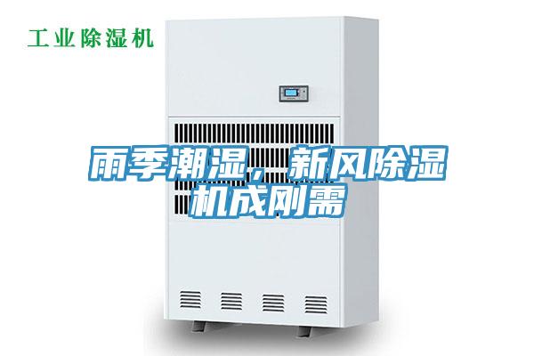 雨季潮濕，新風除濕機成剛需