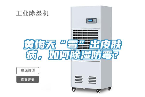 黃梅天“霉”出皮膚病，如何除濕防霉？