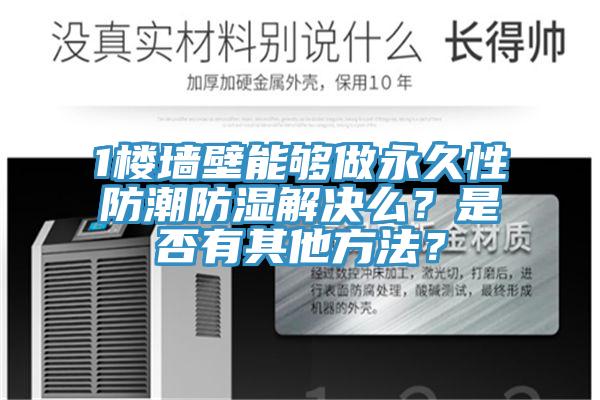 1樓墻壁能夠做永久性防潮防濕解決么？是否有其他方法？