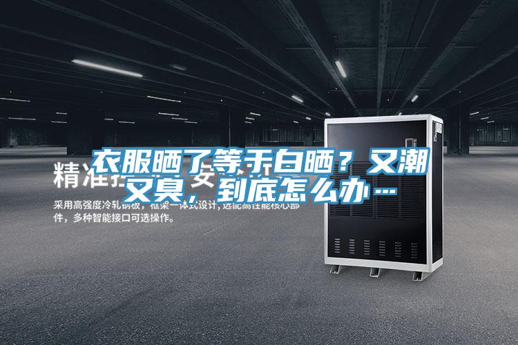 衣服曬了等于白曬？又潮又臭，到底怎么辦…