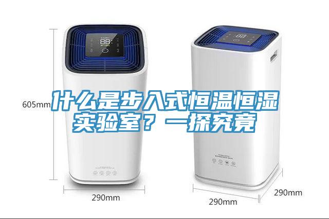 什么是步入式恒溫恒濕實驗室？一探究竟