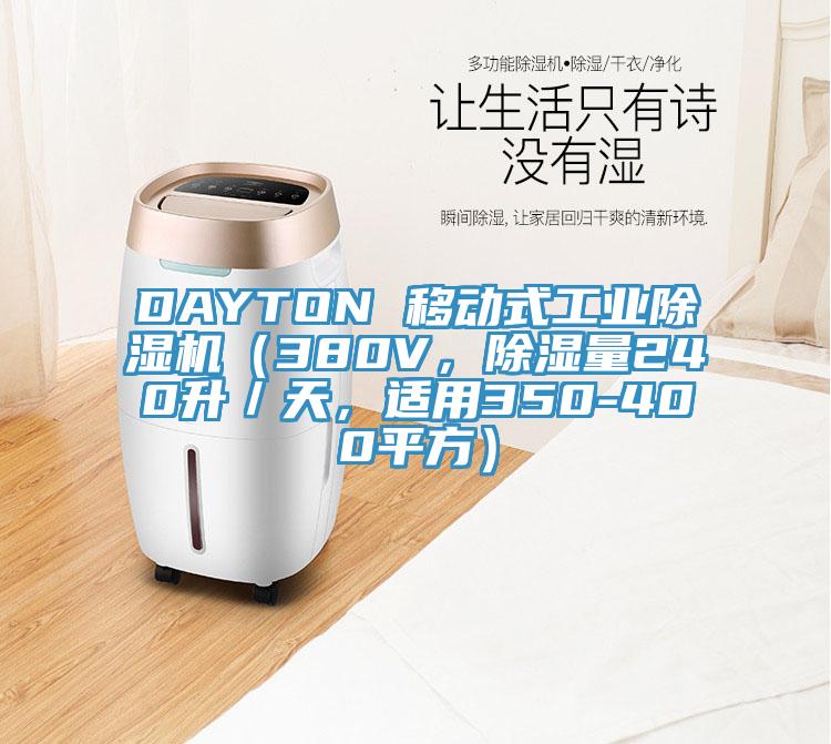 DAYTON 移動式工業(yè)除濕機(jī)（380V，除濕量240升／天，適用350-400平方）