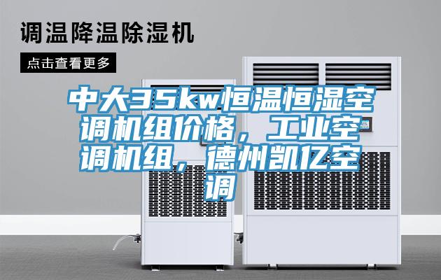 中大35kw恒溫恒濕空調(diào)機(jī)組價(jià)格，工業(yè)空調(diào)機(jī)組，德州凱億空調(diào)