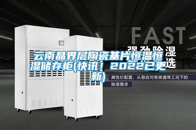 云南晶界層陶瓷基片恒溫恒濕儲(chǔ)存柜(快訊！2022已更新)