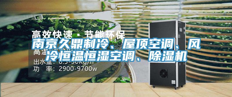 南京久鼎制冷、屋頂空調(diào)、風(fēng)冷恒溫恒濕空調(diào)、除濕機(jī)