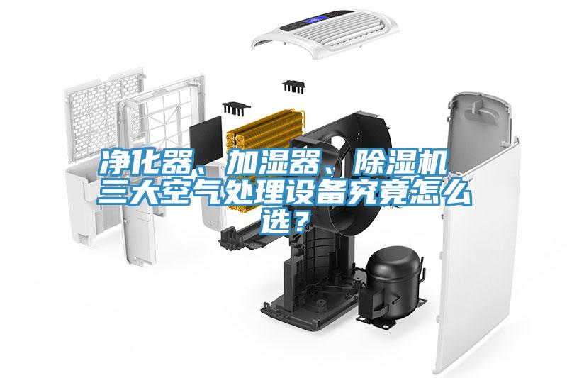 凈化器、加濕器、除濕機 三大空氣處理設備究竟怎么選？