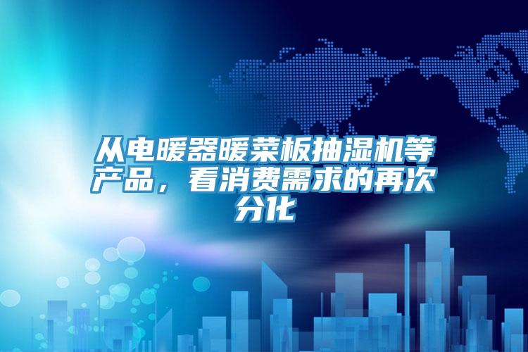 從電暖器暖菜板抽濕機等產(chǎn)品，看消費需求的再次分化