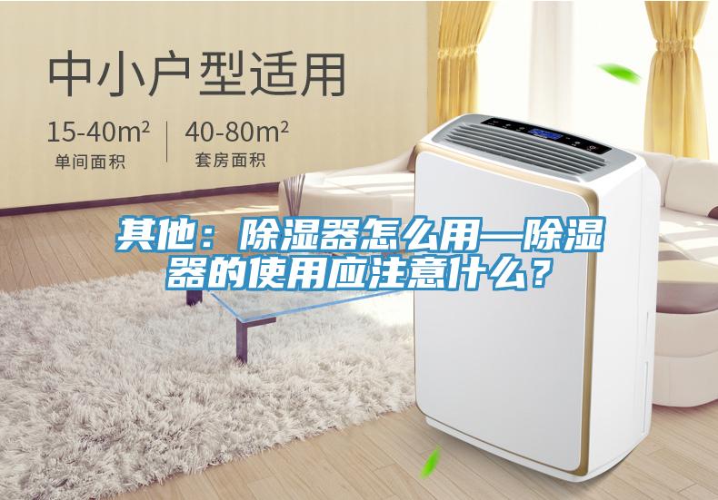 其他：除濕器怎么用—除濕器的使用應(yīng)注意什么？