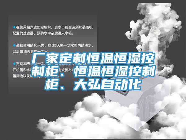 廠家定制恒溫恒濕控制柜、恒溫恒濕控制柜、大弘自動化