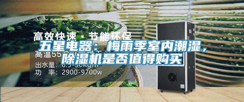 五星電器：梅雨季室內(nèi)潮濕，除濕機是否值得購買