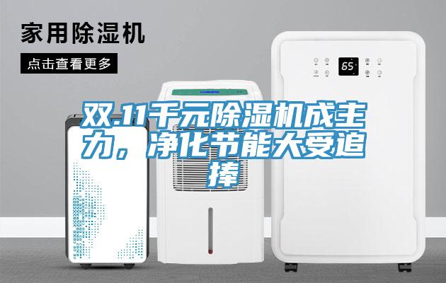 雙.11千元除濕機(jī)成主力，凈化節(jié)能大受追捧