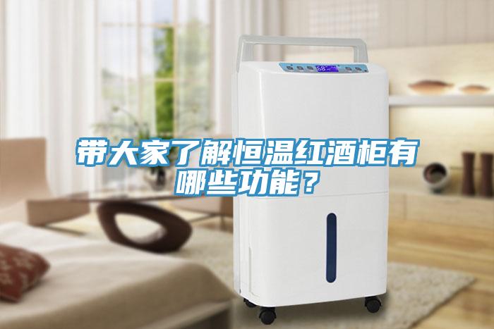 帶大家了解恒溫紅酒柜有哪些功能？