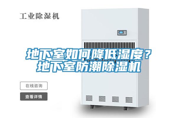 地下室如何降低濕度？地下室防潮除濕機