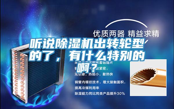 聽說除濕機出轉(zhuǎn)輪型的了，有什么特別的??？