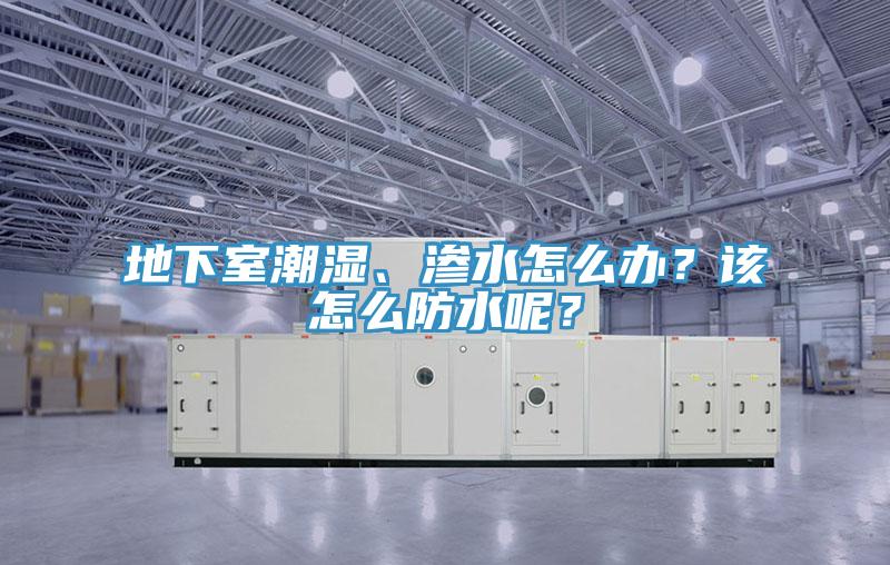地下室潮濕、滲水怎么辦？該怎么防水呢？