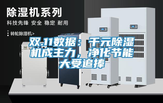 雙.11數(shù)據(jù)：千元除濕機(jī)成主力，凈化節(jié)能大受追捧