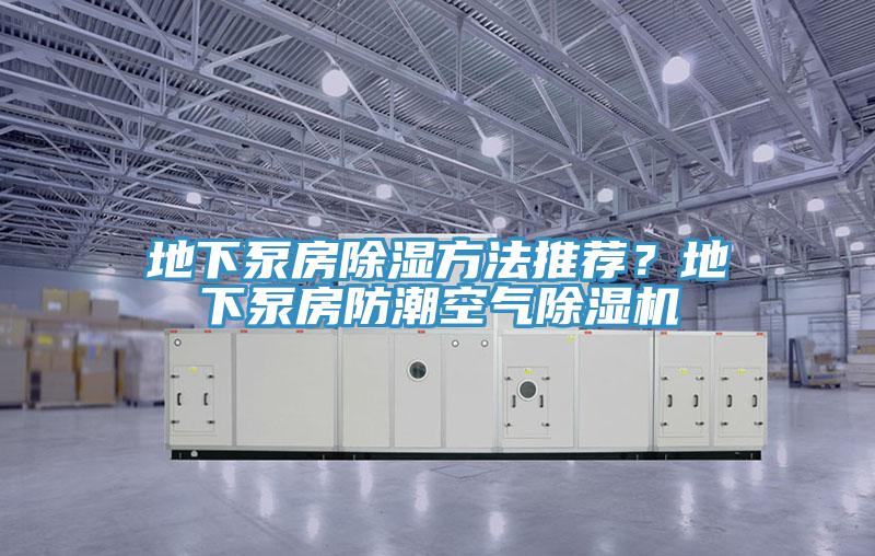 地下泵房除濕方法推薦？地下泵房防潮空氣除濕機(jī)