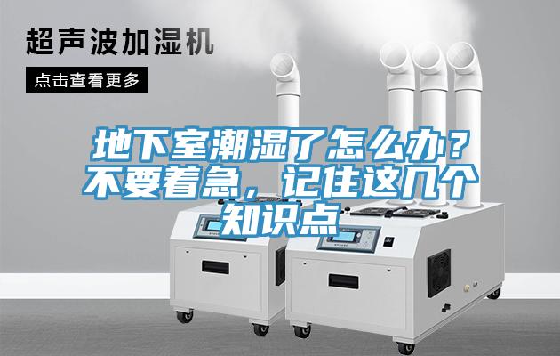地下室潮濕了怎么辦？不要著急，記住這幾個(gè)知識(shí)點(diǎn)