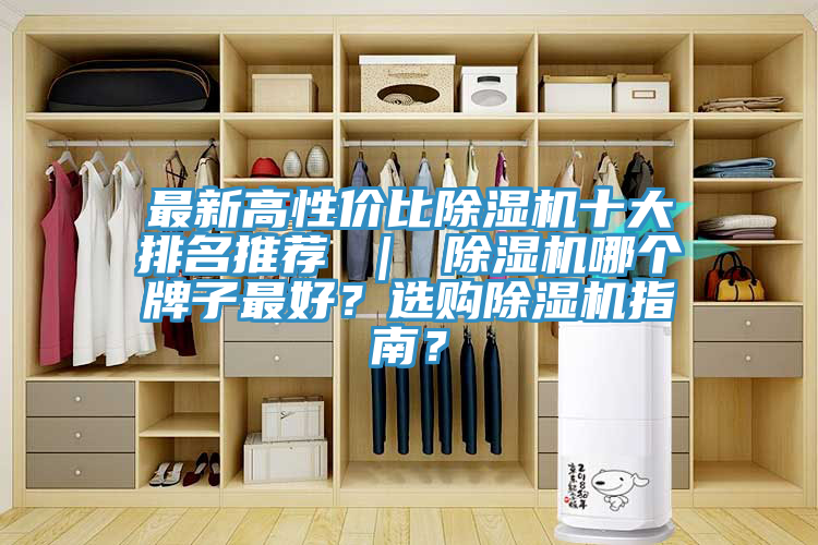 最新高性價比除濕機十大排名推薦 ｜ 除濕機哪個牌子最好？選購除濕機指南？