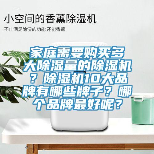家庭需要購買多大除濕量的除濕機？除濕機10大品牌有哪些牌子？哪個品牌最好呢？
