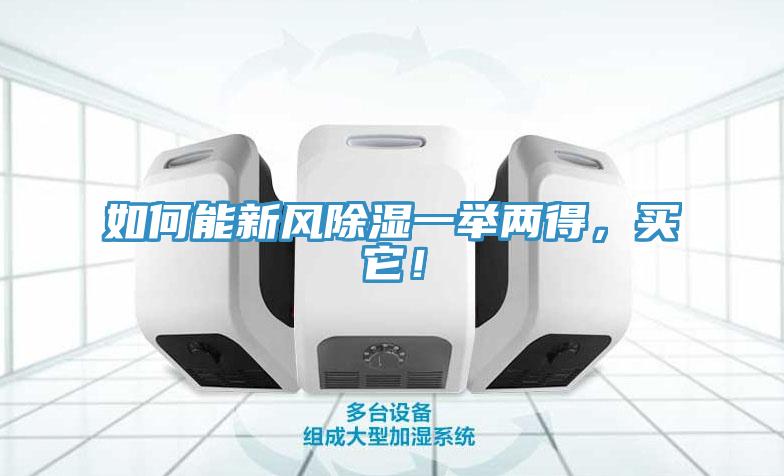 如何能新風(fēng)除濕一舉兩得，買它！
