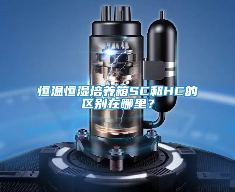 恒溫恒濕培養(yǎng)箱SC和HC的區(qū)別在哪里？